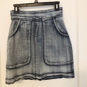 jean skirt